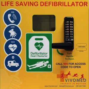 Heated AED Wall Cabinet