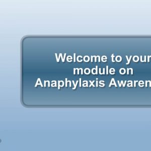 anaphylaxis awareness